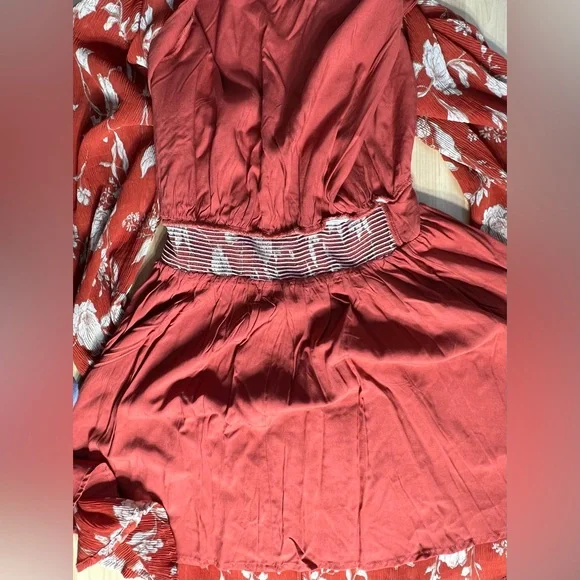 Lulu's Scarlet Floral Mini Dress - Picture 11 of 11